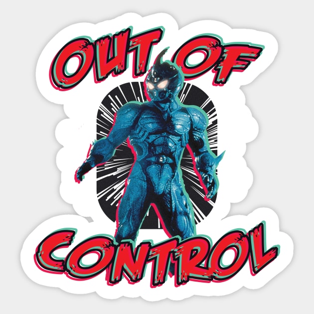 Bio Booster: Out of Control Sticker by Doc Multiverse Designs